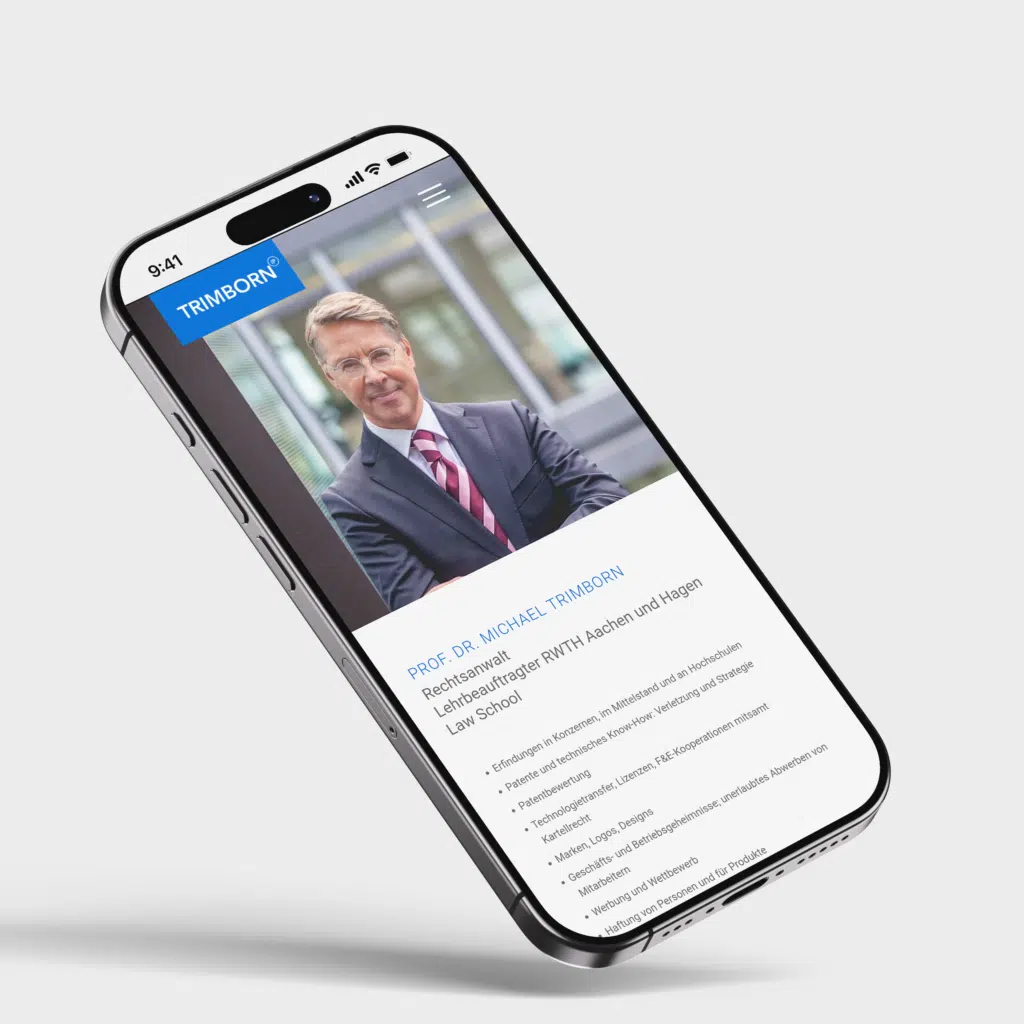 Webdesign Köln Referenz Trimborn Law