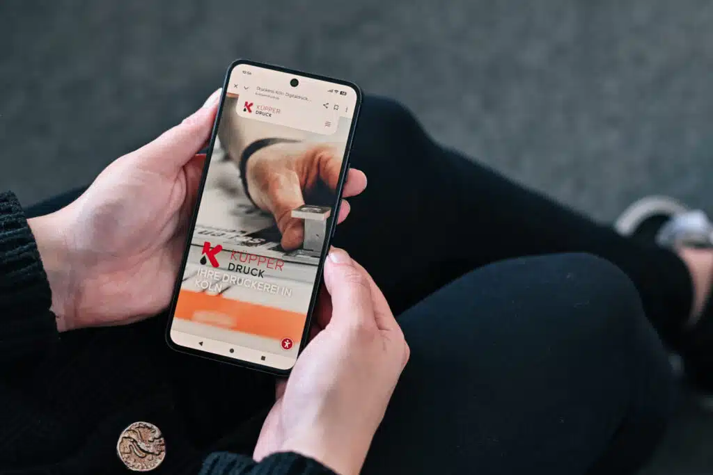 Case Küpper Druck Webdesign Köln Smartphone