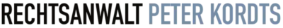 Logo Rechtsanwalt Peter Kordts
