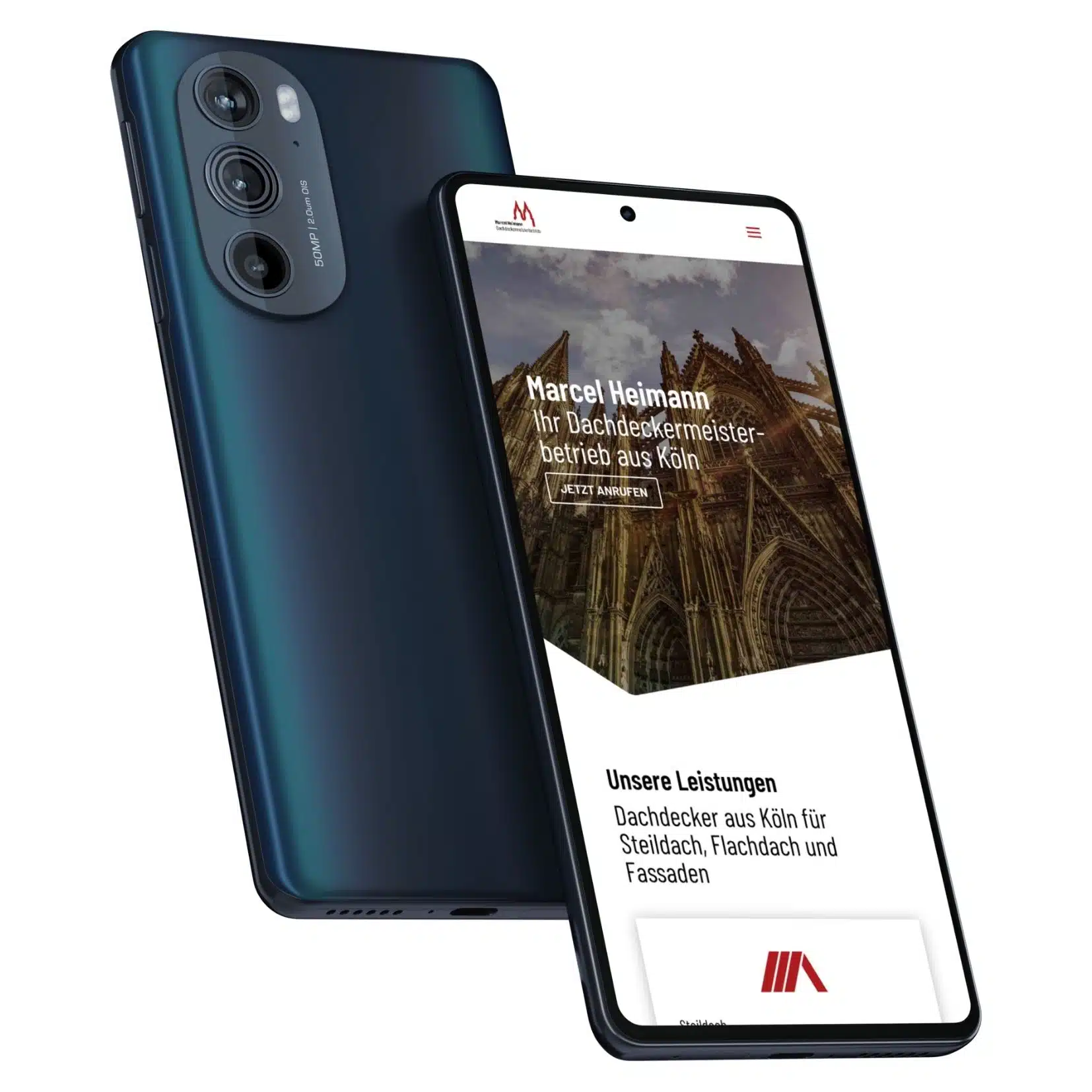 Webdesign Köln Referenz Dachdeckermeister Marcel Heimann