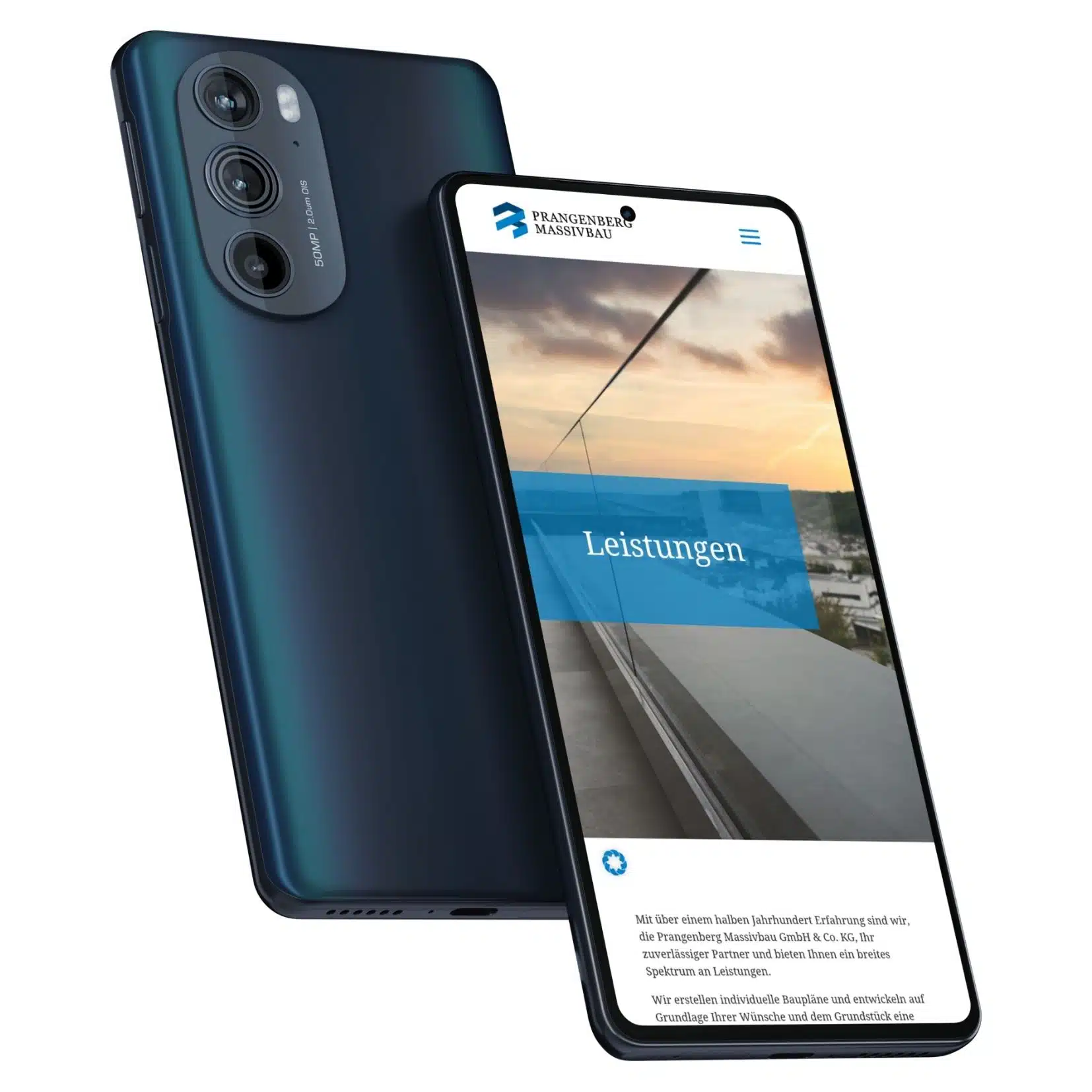 Webdesign Köln Referenz Prangenberg Massivbau