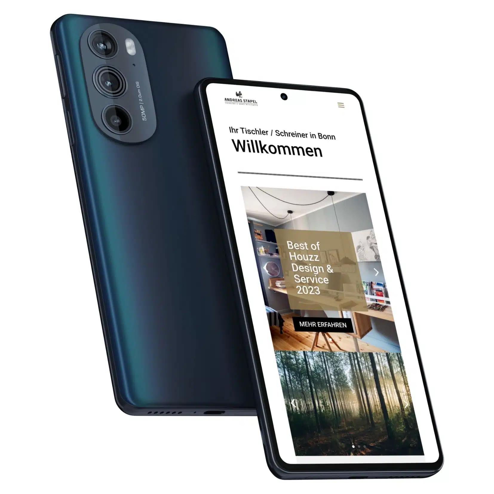 Webdesign Köln Referenz Tischlerei Andreas Stapel