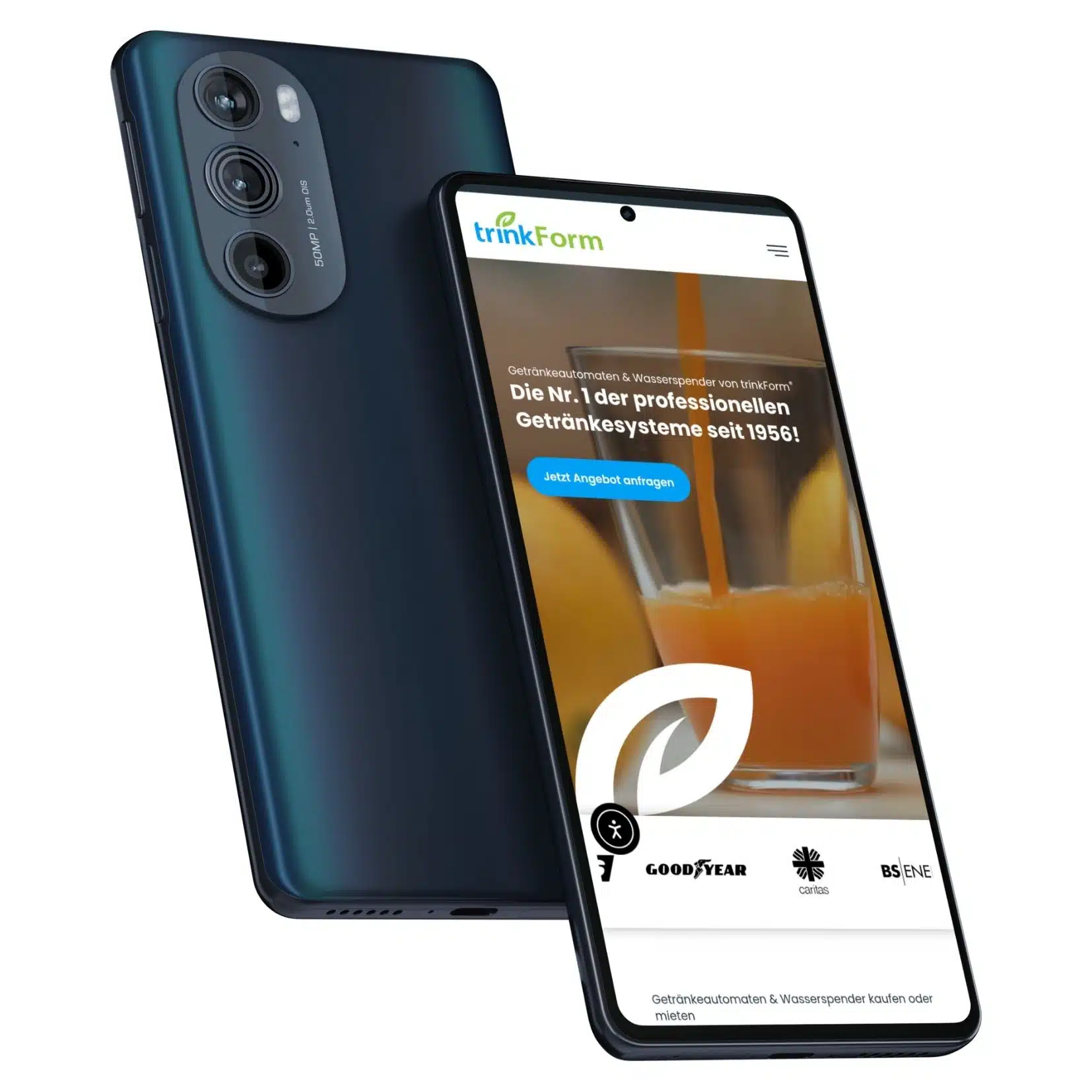 Webdesign Köln Referenz trinkForm GmbH