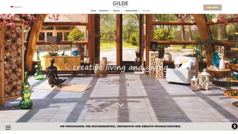 GILDE HANDWERK Website nach dem Relaunch