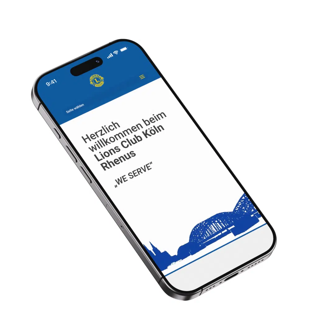Webdesign Köln Referenz Lions Club Köln Rhenus