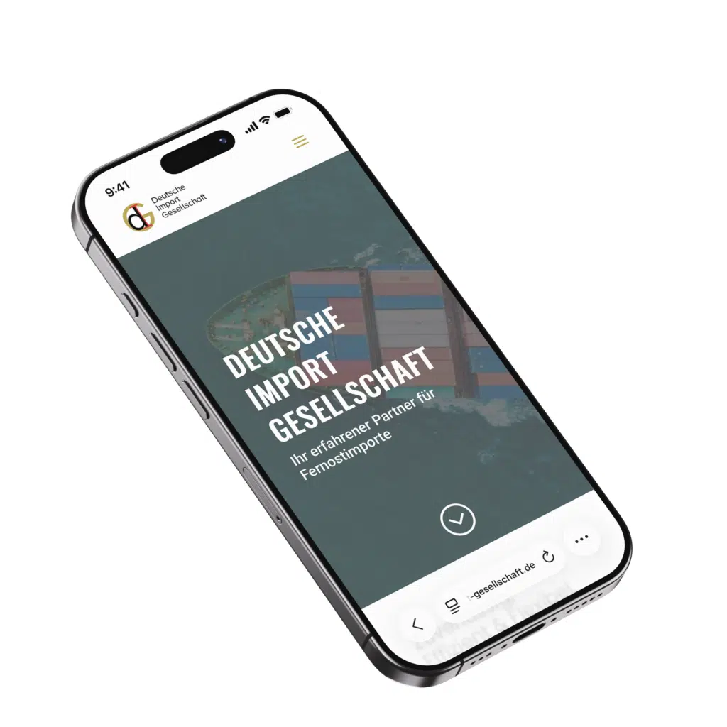 Webdesign Köln Referenz Deutsche Import Gesellschaft