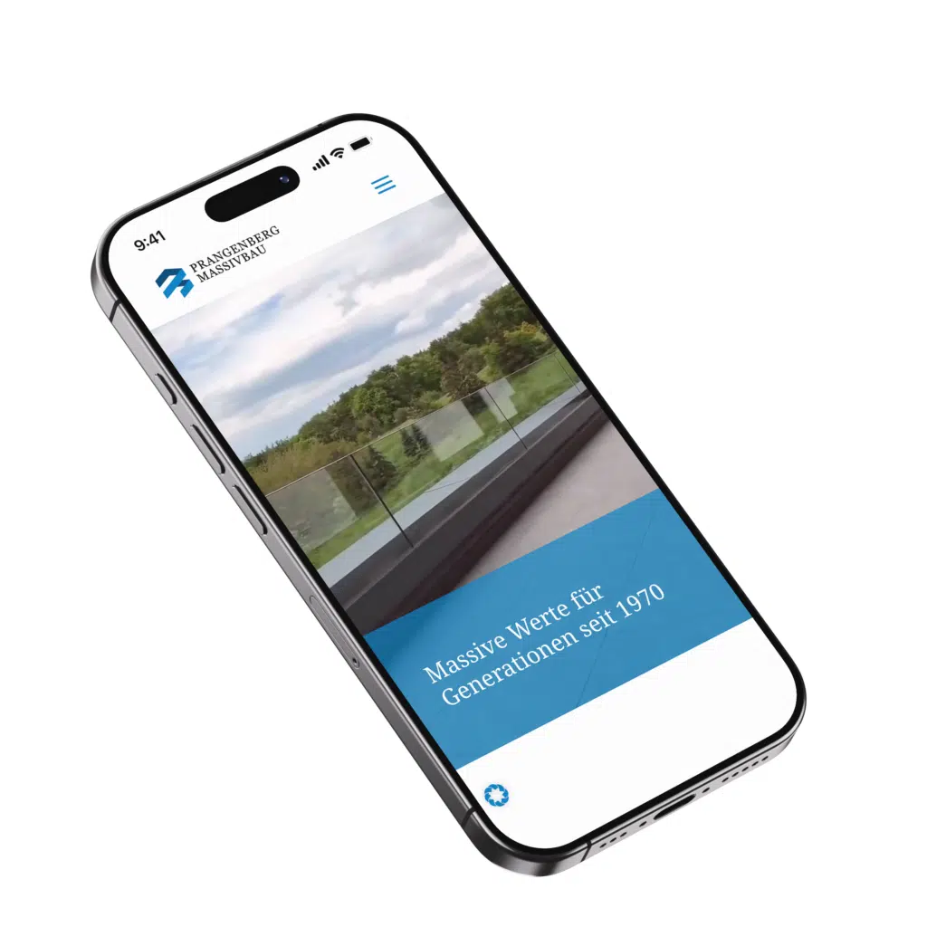 Webdesign Köln Referenz Prangenberg Massivbau